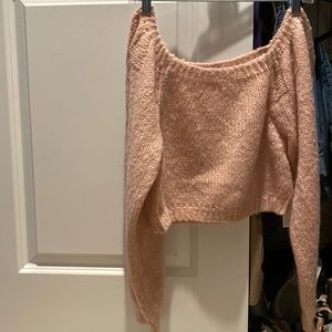 Mid drift sweater light pink NWT